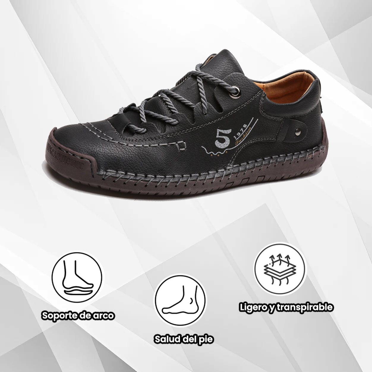 (🔥50% de descuento hoy - ¡cógelo!) Zapatos ortopédicos elegantes de primera calidad 👞 - Diseño ergonómico para aliviar el dolor