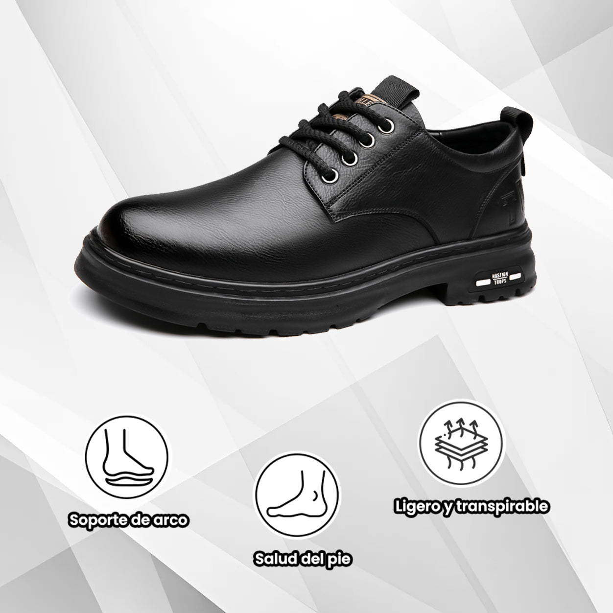 (🔥50% de descuento hoy - no te lo pierdas) Zapatos de cuero de marca italiana suaves y cómodos (soporte de arco - hace que caminar sea más fácil)