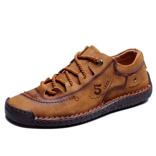 (🔥50% de descuento hoy - ¡no te lo pierdas!) Zapatos de cuero hechos a mano de marca italiana, suaves y cómodos (soporte de arco - hace que caminar sea más fácil)