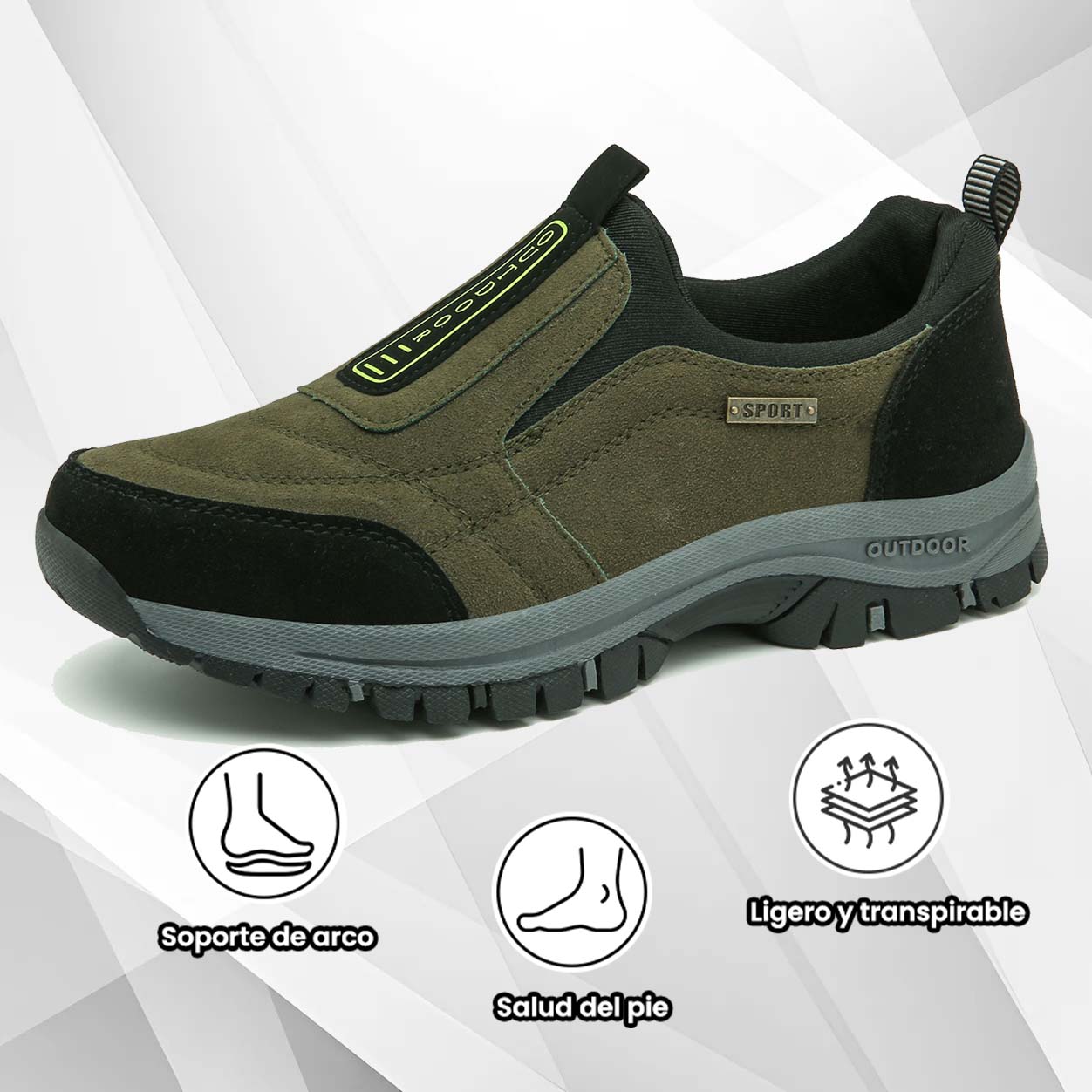 ⏰ - Zapatos ortopédicos de gamuza de marca de lujo italiana 👞 suaves y cómodos (soporte - alivio del dolor de pies) ✅
