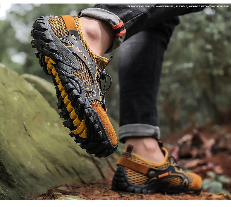 (🔥50% de descuento hoy - ¡no te lo pierdas!) ⏰ - ¡SUAVE! ¡Respirable! Zapatos de senderismo impermeables para hombres y mujeres, adecuados para cualquier terreno (alivian el dolor de pies)