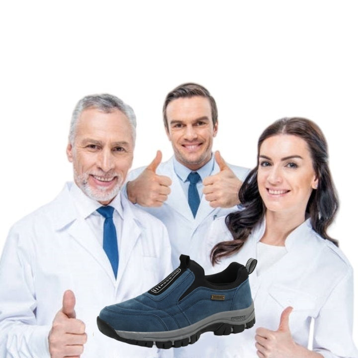 ⏰ - Zapatos ortopédicos de gamuza de marca de lujo italiana 👞 suaves y cómodos (soporte - alivio del dolor de pies) ✅