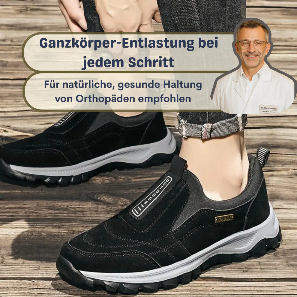 【⏰ ¡60% de descuento hoy - no te lo pierdas!)】Zapatos casuales/deportivos ortopédicos cómodos y ergonómicos ✅ Soporte de arco: alivia el dolor de pies