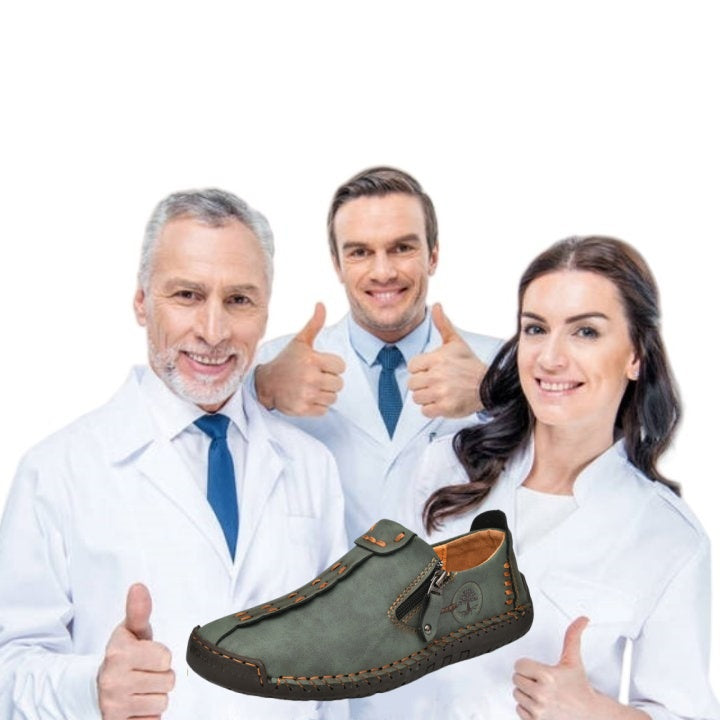 【🎉 60% de descuento por tiempo limitado, solo hoy. ¡No te lo pierdas!】 - Zapatos ortopédicos para hombre hechos con piel de becerro australiana. 👞 Caminata cómoda y alivio del dolor ✅