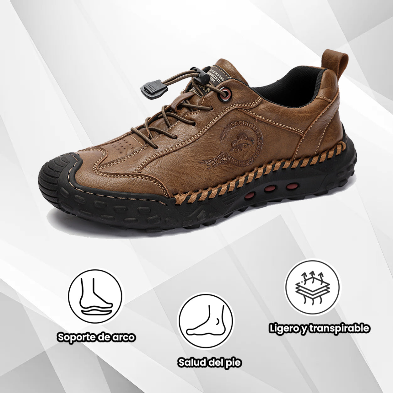 (🔥50% de descuento hoy - ¡cógelo!) Zapatos ortopédicos elegantes de primera calidad 👞 - Diseño ergonómico para aliviar el dolor
