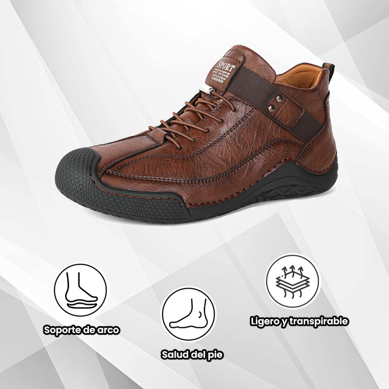 (🔥50% de descuento hoy - ¡cógelo!) Zapatos ortopédicos elegantes de primera calidad 👞 - Diseño ergonómico para aliviar el dolor