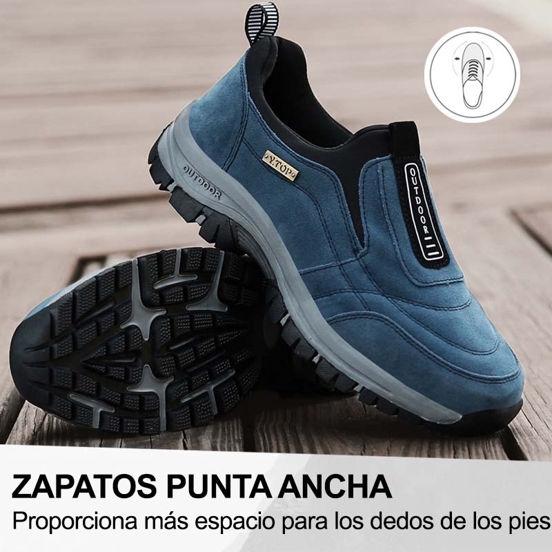 ⏰ - Zapatos ortopédicos de gamuza de marca de lujo italiana 👞 suaves y cómodos (soporte - alivio del dolor de pies) ✅