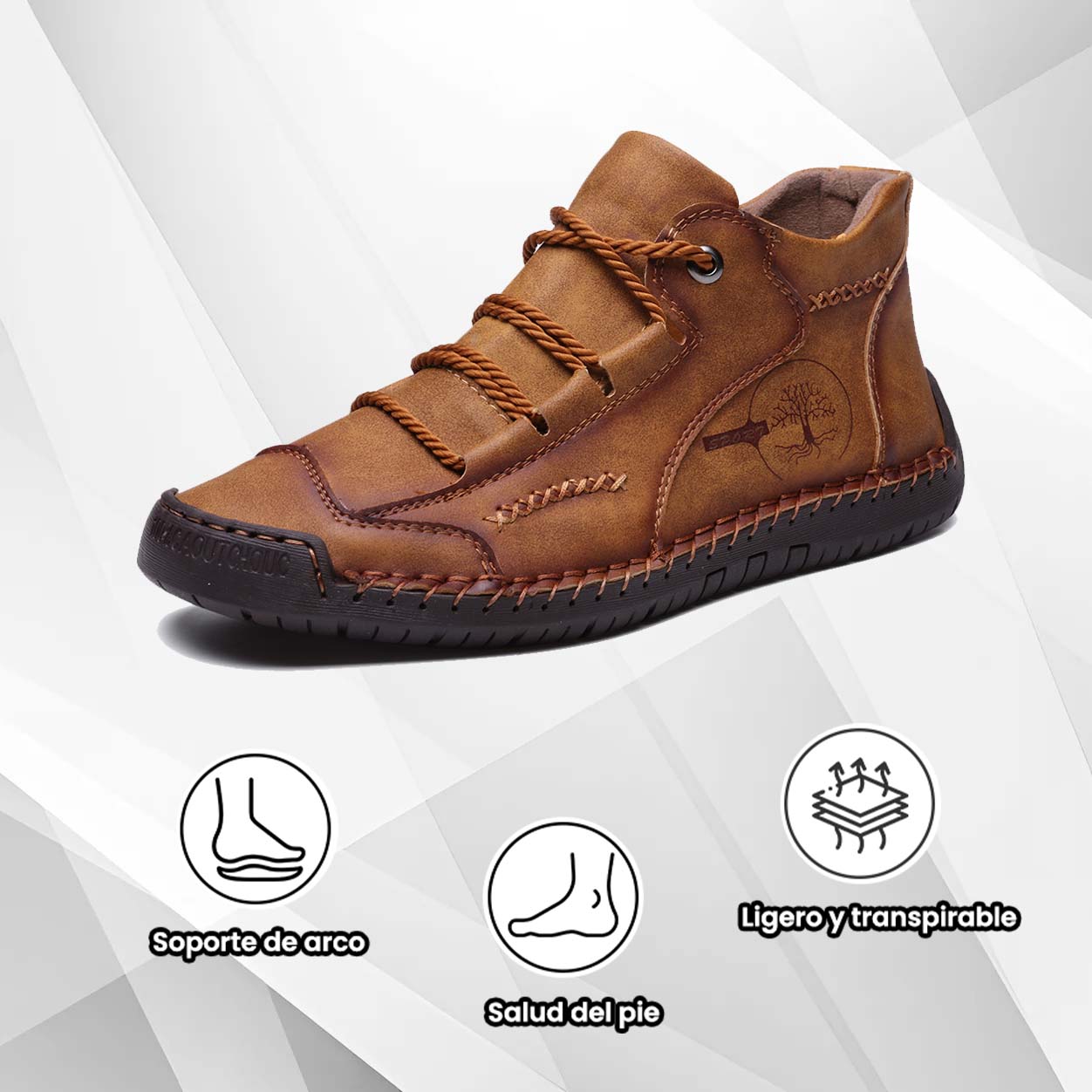 (🔥50% de descuento hoy - ¡cógelo!) Zapatos ortopédicos elegantes de primera calidad 👞 - Diseño ergonómico para aliviar el dolor