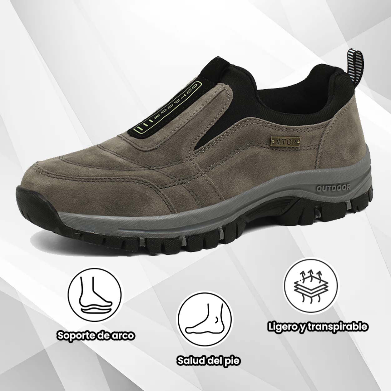 ⏰ - Zapatos ortopédicos de gamuza de marca de lujo italiana 👞 suaves y cómodos (soporte - alivio del dolor de pies) ✅