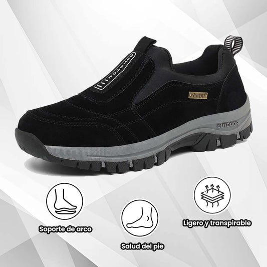 ⏰ - Zapatos ortopédicos de gamuza de marca de lujo italiana 👞 suaves y cómodos (soporte - alivio del dolor de pies) ✅