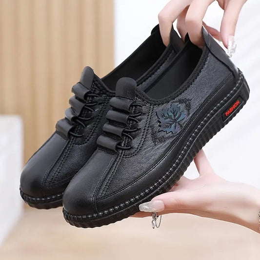 (🔥50% de descuento hoy - ¡no te lo pierdas!) - Zapatos de piel italiana suaves y cómodos para mujer - Diseño ergonómico - (te permite caminar todo el día sin sentirte cansada)