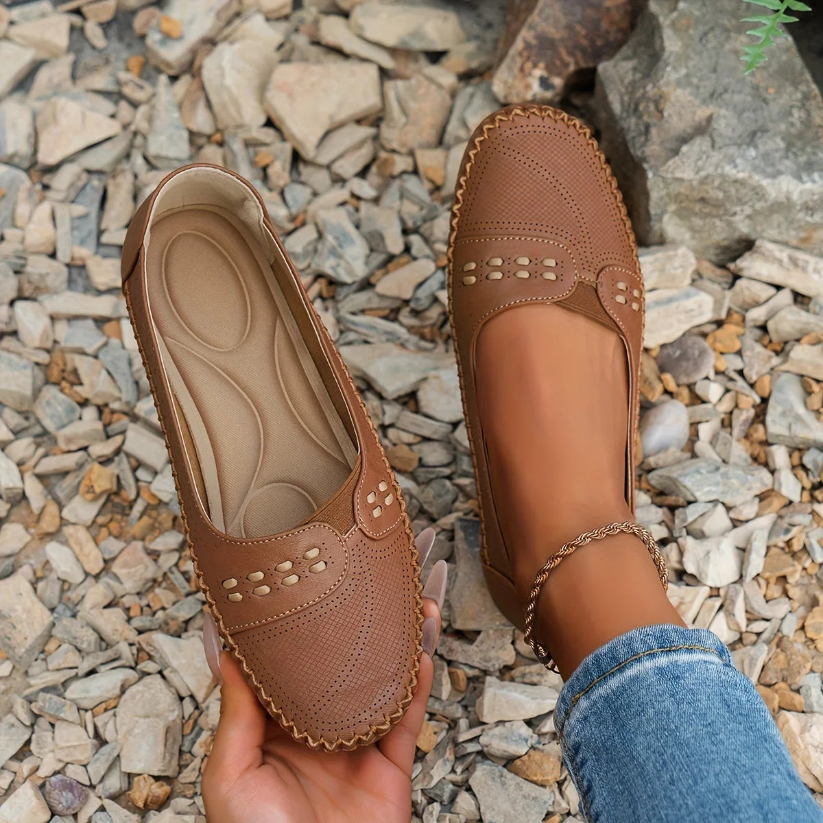 (🔥50% de descuento hoy - ¡no te lo pierdas!) ⏰ - Zapatos ortopédicos suaves y cómodos - Diseño ergonómico (alivia el dolor de pies)