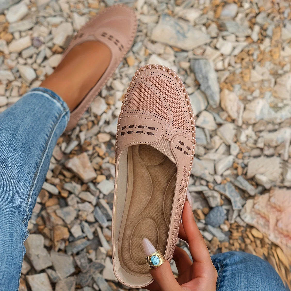 (🔥50% de descuento hoy - ¡no te lo pierdas!) ⏰ - Zapatos ortopédicos suaves y cómodos - Diseño ergonómico (alivia el dolor de pies)