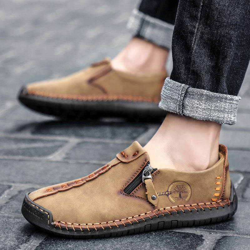 【🎉 60% de descuento por tiempo limitado, solo hoy. ¡No te lo pierdas!】 - Zapatos ortopédicos para hombre hechos con piel de becerro australiana. 👞 Caminata cómoda y alivio del dolor ✅