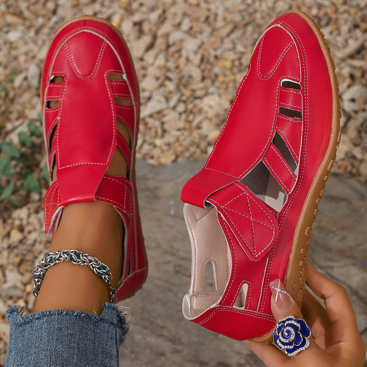 🔥50% de descuento por tiempo limitado - Sandalias ortopédicas de verano - Diseño ergonómico✅ Haz tu caminar más cómodo