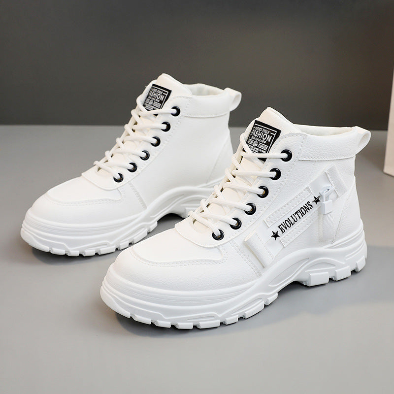 (🔥50% de descuento hoy - ¡no te lo pierdas!) ⏰- Zapatos casuales tipo martin de caña alta que combinan con todo y que mejoran la altura (soporte de arco: facilita caminar)