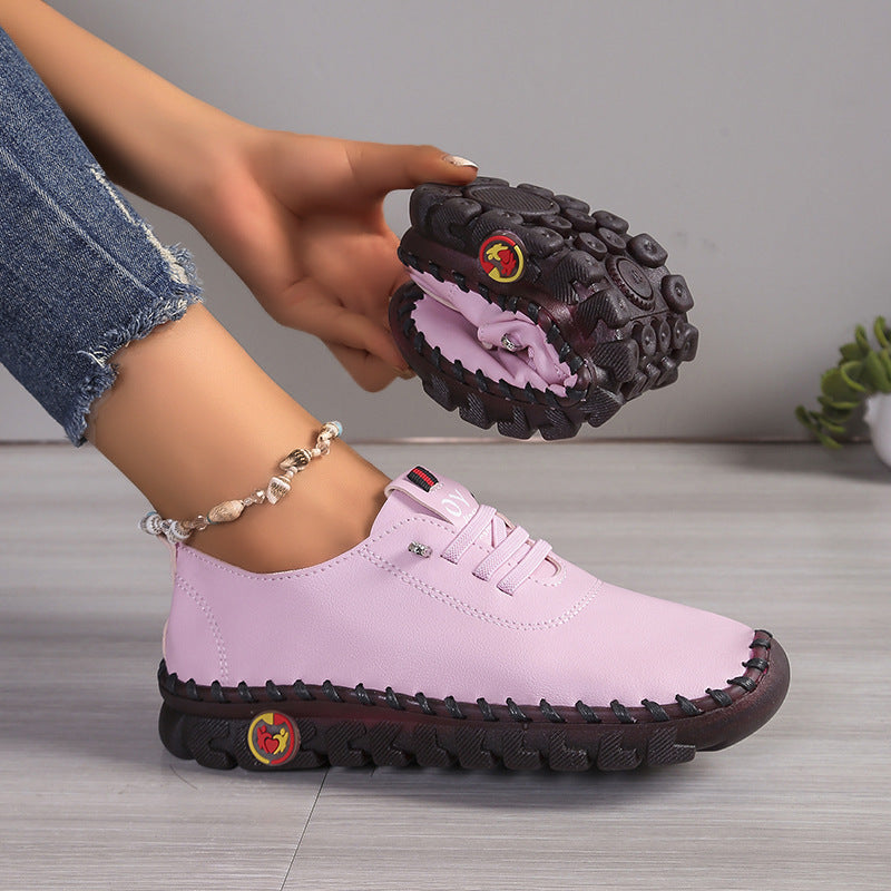(🔥50% de descuento hoy - ¡no te lo pierdas!) - Zapatos ortopédicos de cuero para mujer suaves y cómodos - Diseño ergonómico y artesanal (soporte de arco - alivio del dolor de pies)