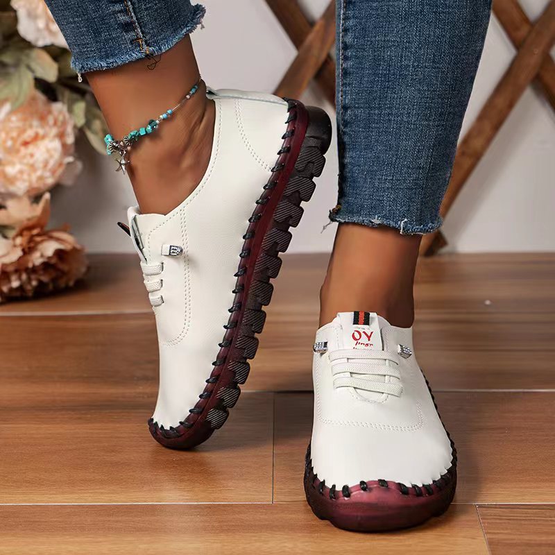 (🔥50% de descuento hoy - ¡no te lo pierdas!) - Zapatos ortopédicos de cuero para mujer suaves y cómodos - Diseño ergonómico y artesanal (soporte de arco - alivio del dolor de pies)