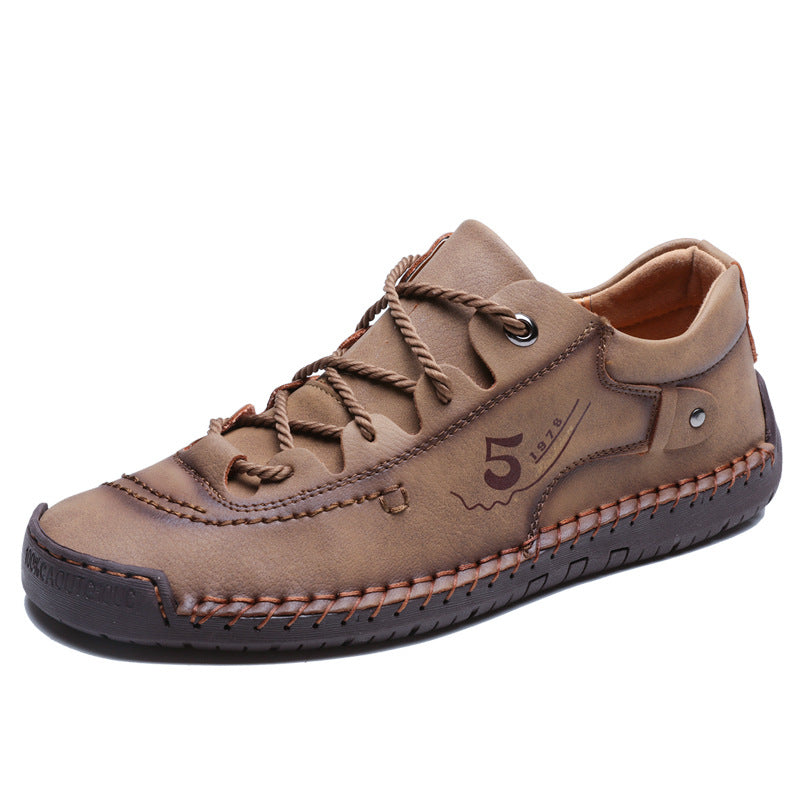 (🔥50% de descuento hoy - ¡no te lo pierdas!) Zapatos de cuero hechos a mano de marca italiana, suaves y cómodos (soporte de arco - hace que caminar sea más fácil)