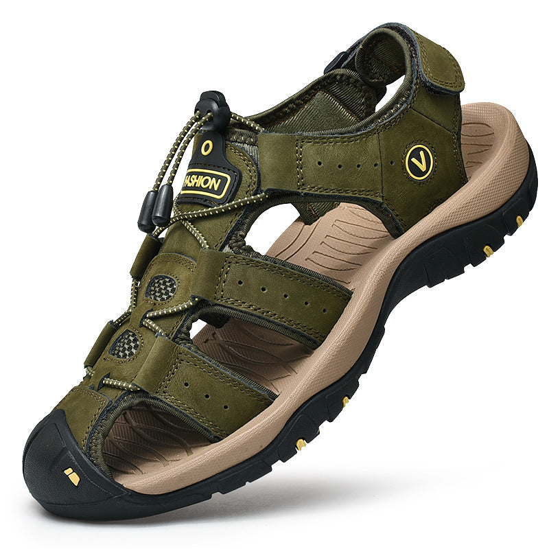 🔥Oferta por tiempo limitado - Sandalias de piel italiana resistentes al desgaste y a la flexión - Diseño ergonómico - Elimina el dolor