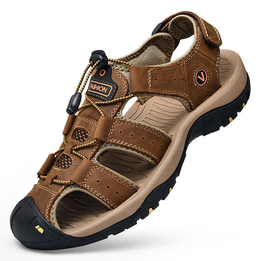 🔥Oferta por tiempo limitado - Sandalias de piel italiana resistentes al desgaste y a la flexión - Diseño ergonómico - Elimina el dolor