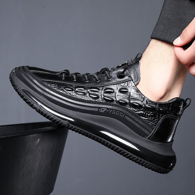 (🔥50% de descuento hoy - ¡no te lo pierdas!) - Zapatos de piel de cocodrilo de marca de lujo - caminar cómodo