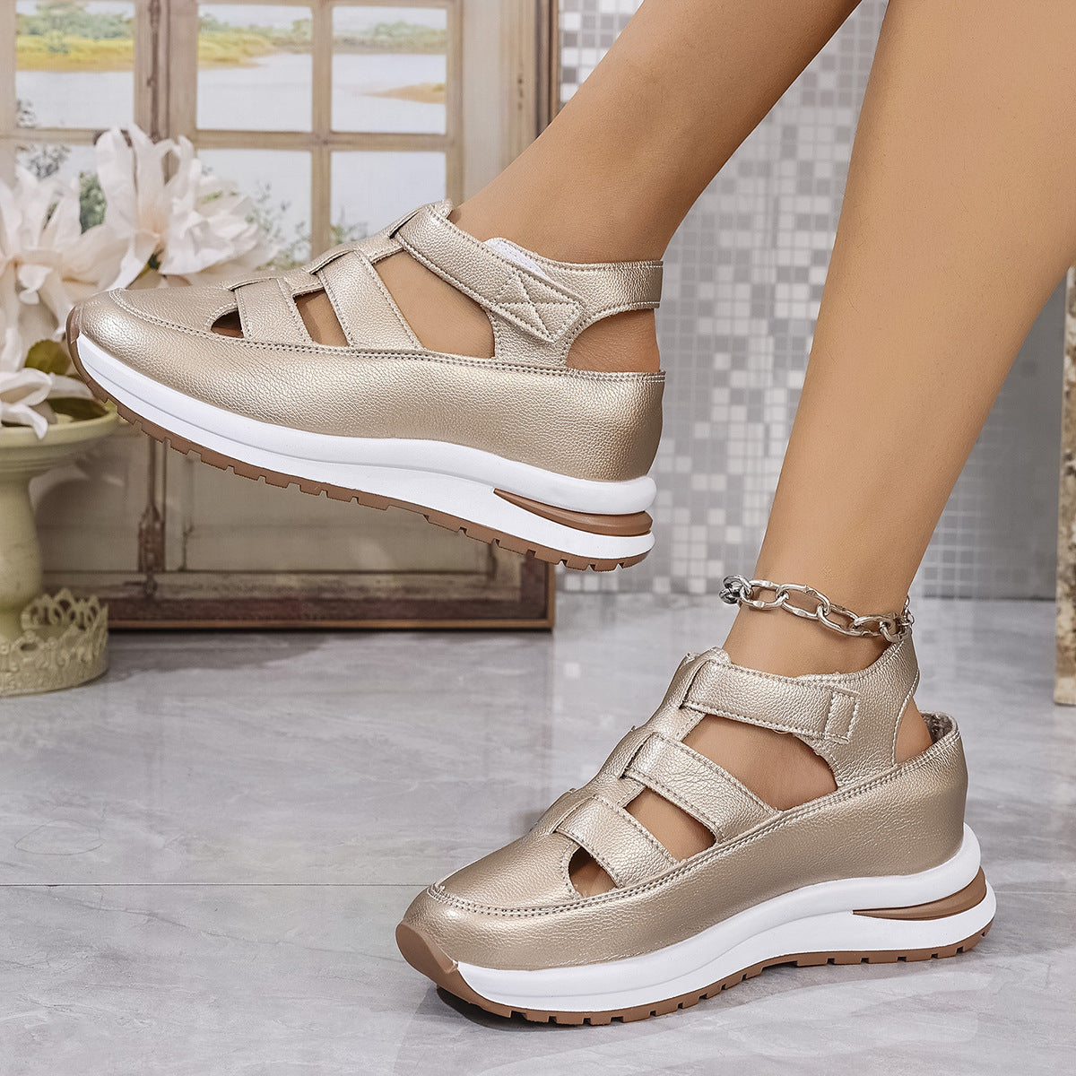 🔥Por tiempo limitado 50% de descuento - Sandalias ortopédicas de verano - Diseño ergonómico✅ Haz que tu caminar sea más cómodo