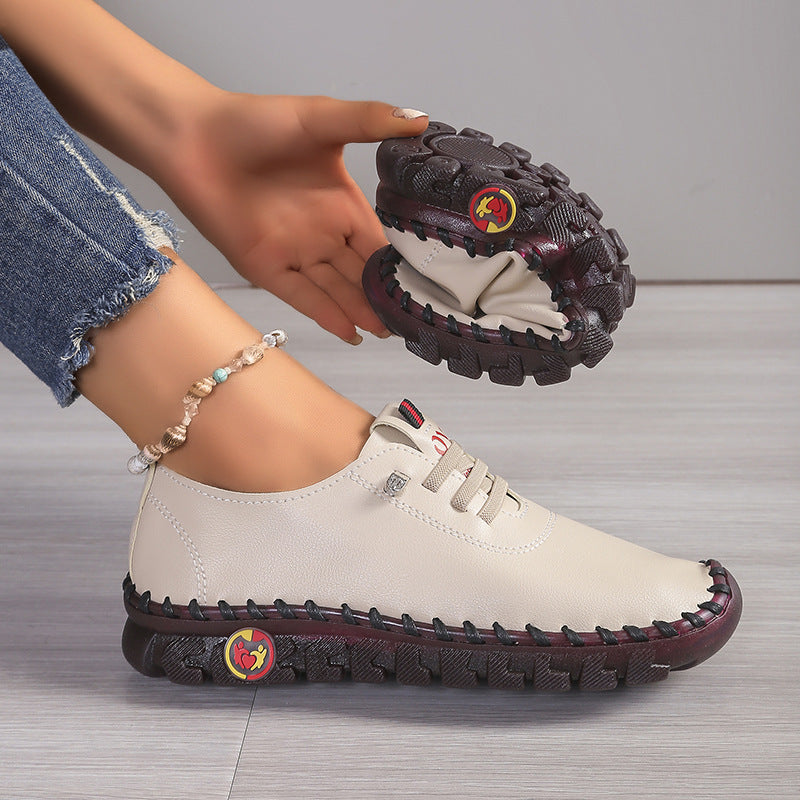 (🔥50% de descuento hoy - ¡no te lo pierdas!) - Zapatos ortopédicos de cuero para mujer suaves y cómodos - Diseño ergonómico y artesanal (soporte de arco - alivio del dolor de pies)
