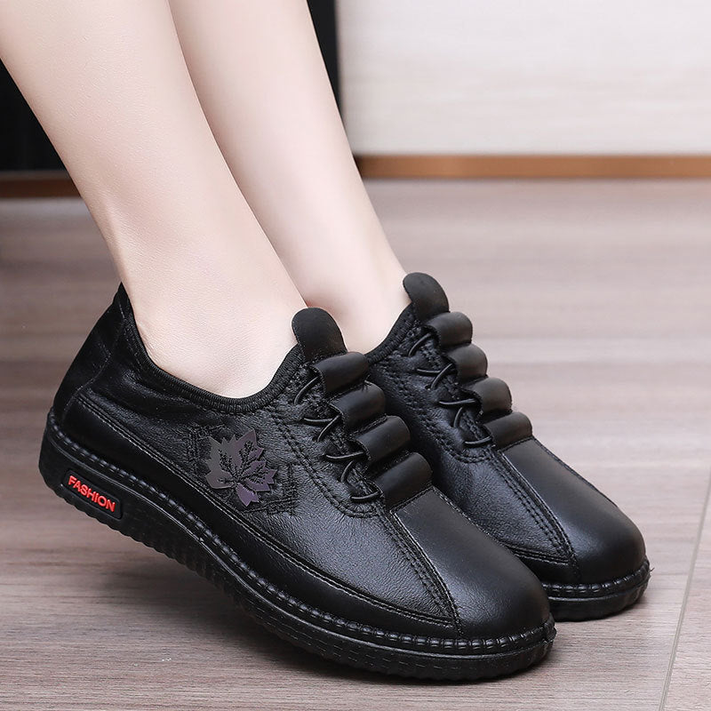 (🔥50% de descuento hoy - ¡no te lo pierdas!) - Zapatos de piel italiana suaves y cómodos para mujer - Diseño ergonómico - (te permite caminar todo el día sin sentirte cansada)
