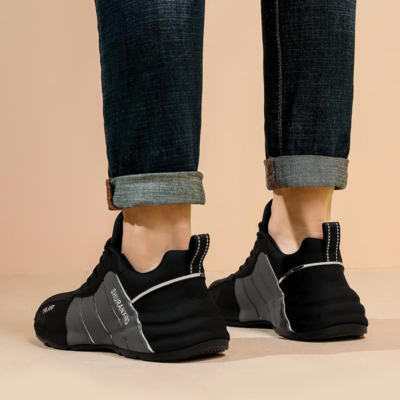 (🔥50% de descuento hoy - ¡no te lo pierdas!) Zapatillas suaves y cómodas hechas de piel de becerro genuina (el soporte del arco hace que caminar sea más fácil)