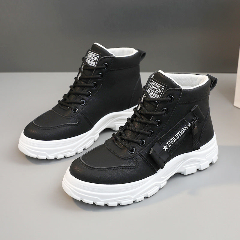 (🔥50% de descuento hoy - ¡no te lo pierdas!) ⏰- Zapatos casuales tipo martin de caña alta que combinan con todo y que mejoran la altura (soporte de arco: facilita caminar)