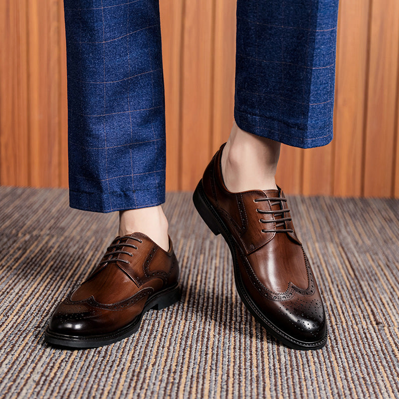 【🔥Oferta por tiempo limitado, no te la pierdas🔥】👞Diseño ergonómico: Zapatos de cuero italiano elegantes, suaves y cómodos✅ (más cómodos)