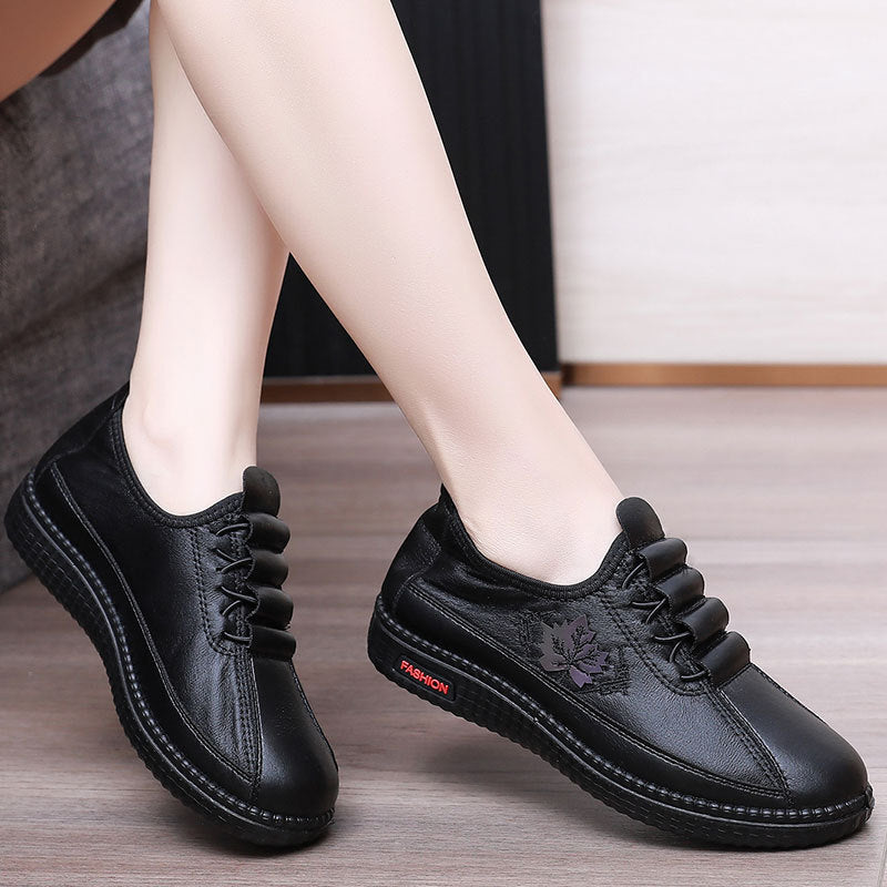 (🔥50% de descuento hoy - ¡no te lo pierdas!) - Zapatos de piel italiana suaves y cómodos para mujer - Diseño ergonómico - (te permite caminar todo el día sin sentirte cansada)