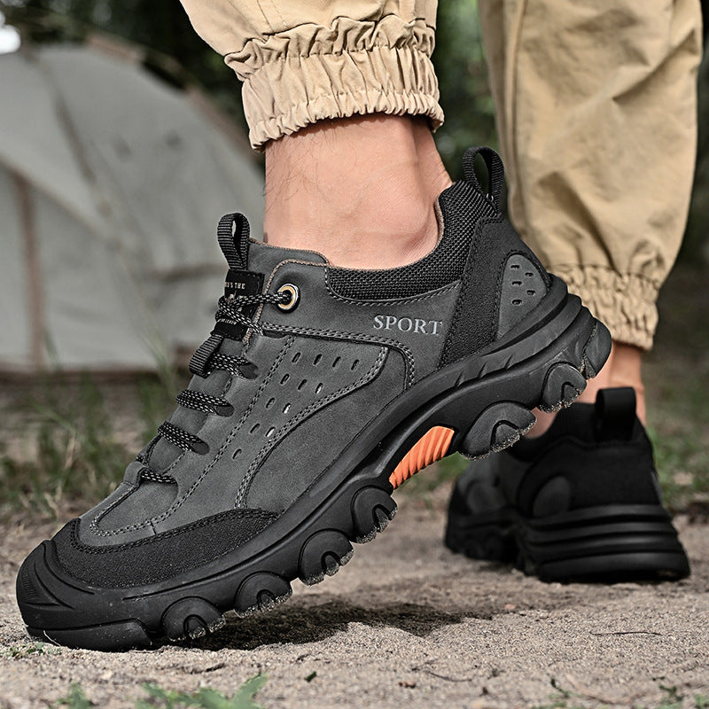 (🔥50% de descuento hoy - ¡no te lo pierdas!) - Zapatos de senderismo de cuero suaves y cómodos - Diseño ergonómico - (te permite caminar todo el día sin cansarte)