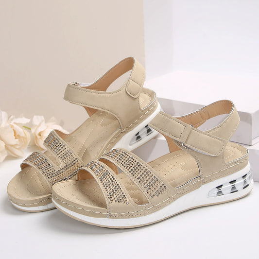 🔥 50% de descuento por tiempo limitado - Sandalias ortopédicas con colchón de aire que absorben los impactos - Diseño ergonómico ✅ Haz que tu caminata sea más cómoda