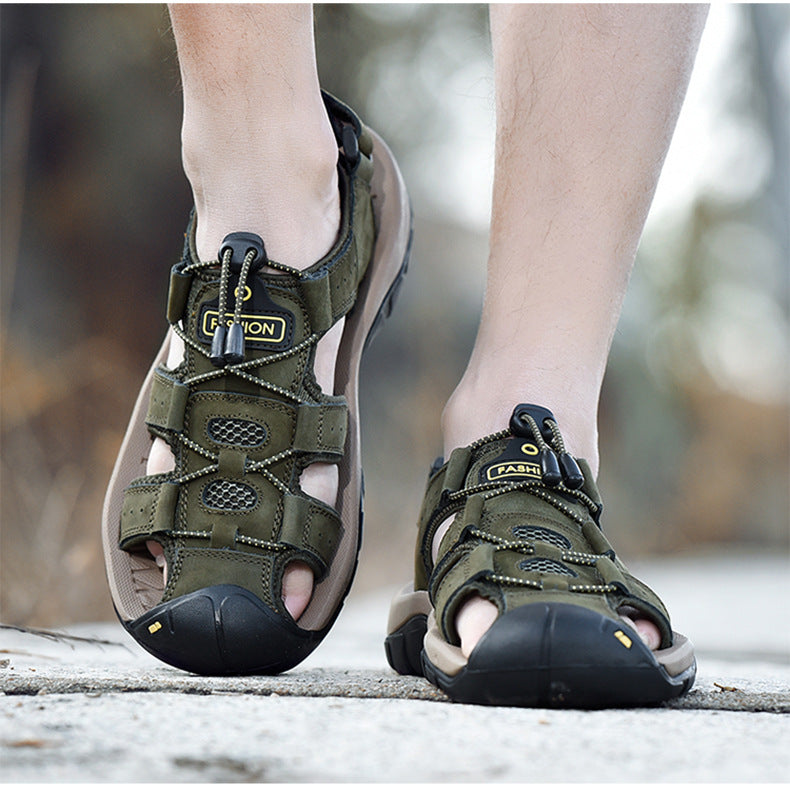 🔥Oferta por tiempo limitado - Sandalias de piel italiana resistentes al desgaste y a la flexión - Diseño ergonómico - Elimina el dolor
