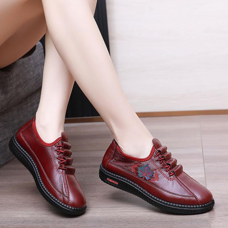(🔥50% de descuento hoy - ¡no te lo pierdas!) - Zapatos de piel italiana suaves y cómodos para mujer - Diseño ergonómico - (te permite caminar todo el día sin sentirte cansada)