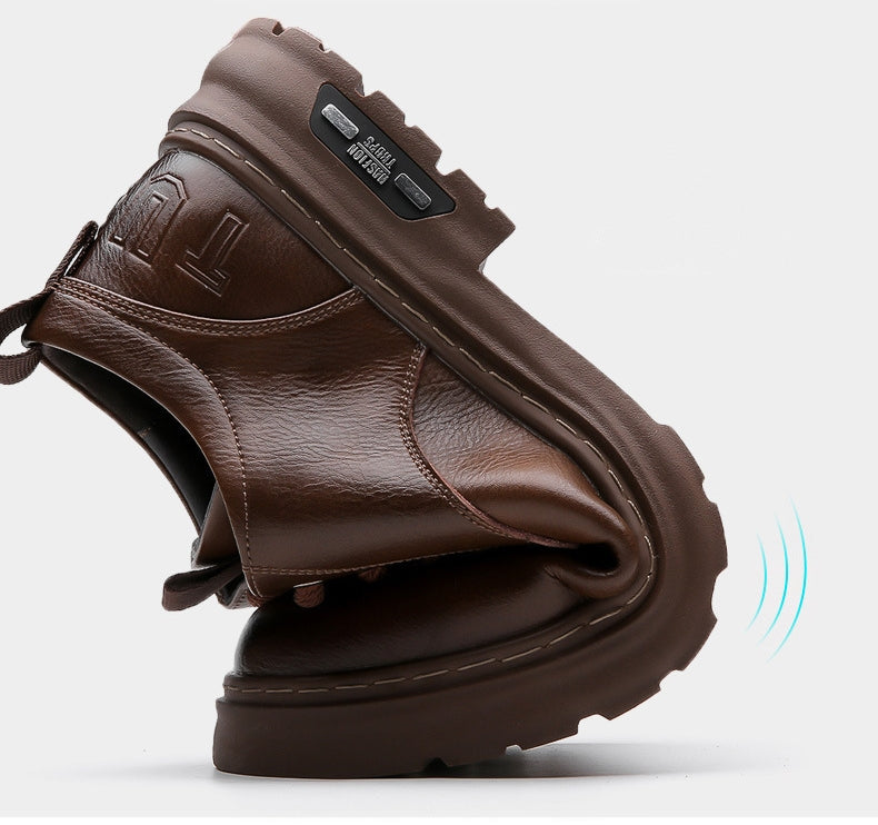 (🔥50% de descuento hoy - no te lo pierdas) Zapatos de cuero de marca italiana suaves y cómodos (soporte de arco - hace que caminar sea más fácil)