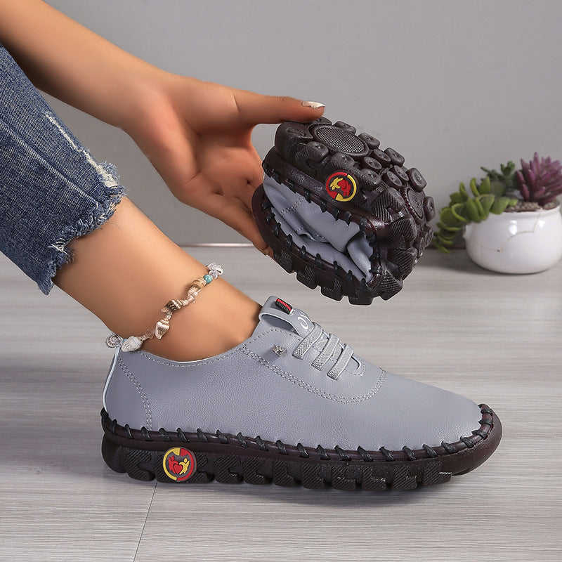 (🔥50% de descuento hoy - ¡no te lo pierdas!) - Zapatos ortopédicos de cuero para mujer suaves y cómodos - Diseño ergonómico y artesanal (soporte de arco - alivio del dolor de pies)
