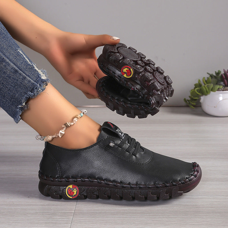 (🔥50% de descuento hoy - ¡no te lo pierdas!) - Zapatos ortopédicos de cuero para mujer suaves y cómodos - Diseño ergonómico y artesanal (soporte de arco - alivio del dolor de pies)
