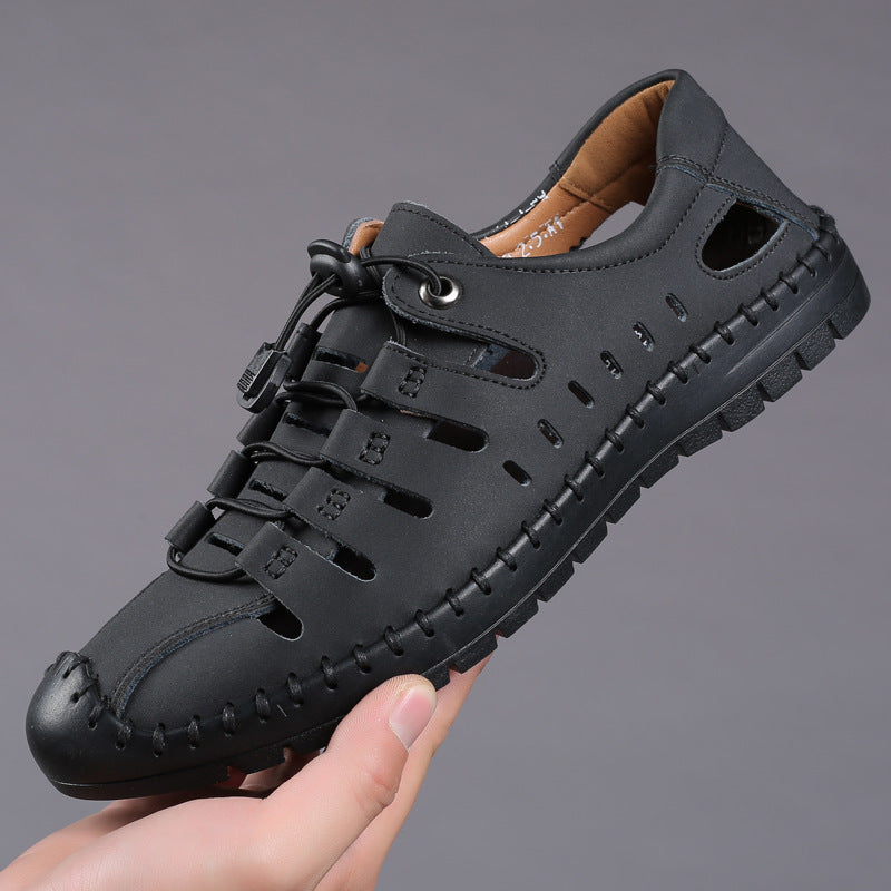 (🔥 60% de descuento por tiempo limitado) - Sandalias de Cuero Ergonómicas - Alivia el Dolor de Pies