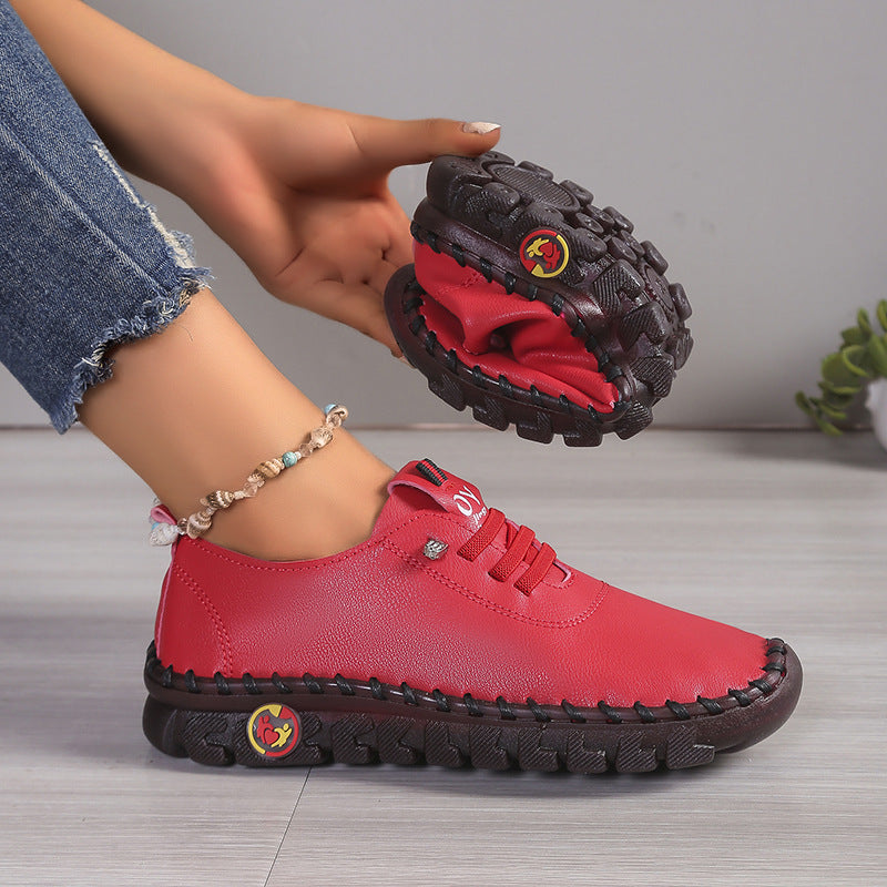 (🔥50% de descuento hoy - ¡no te lo pierdas!) - Zapatos ortopédicos de cuero para mujer suaves y cómodos - Diseño ergonómico y artesanal (soporte de arco - alivio del dolor de pies)