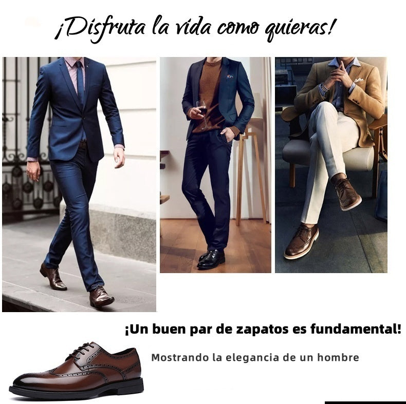 【🔥Oferta por tiempo limitado, no te la pierdas🔥】👞Diseño ergonómico: Zapatos de cuero italiano elegantes, suaves y cómodos✅ (más cómodos)