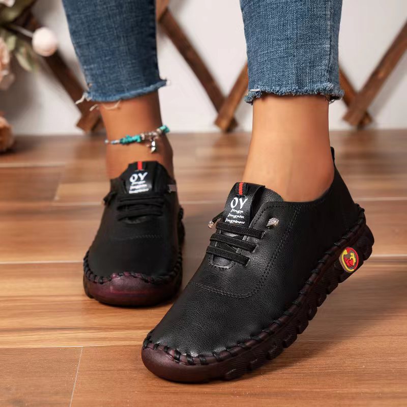 (🔥50% de descuento hoy - ¡no te lo pierdas!) - Zapatos ortopédicos de cuero para mujer suaves y cómodos - Diseño ergonómico y artesanal (soporte de arco - alivio del dolor de pies)