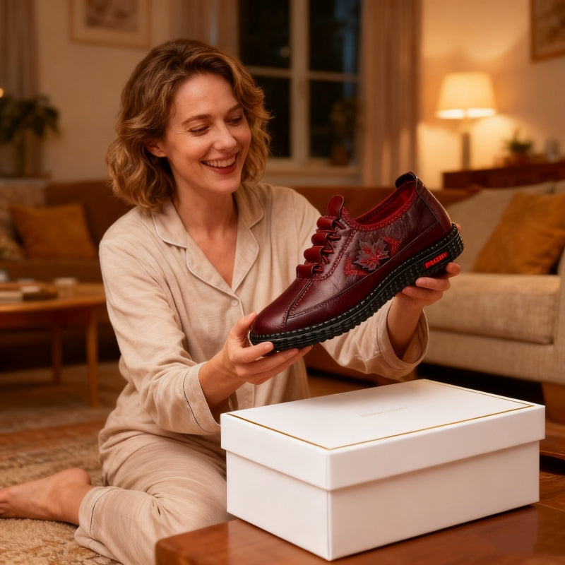 (🔥50% de descuento hoy - ¡no te lo pierdas!) - Zapatos de piel italiana suaves y cómodos para mujer - Diseño ergonómico - (te permite caminar todo el día sin sentirte cansada)