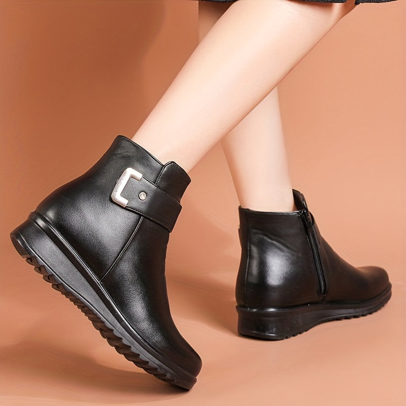 (🔥50% de descuento hoy - ¡no te lo pierdas!) - Zapatos ortopédicos de cuero y lana suaves y cómodos - Diseño ergonómico artesanal (te permite caminar todo el día sin sentirte cansado)