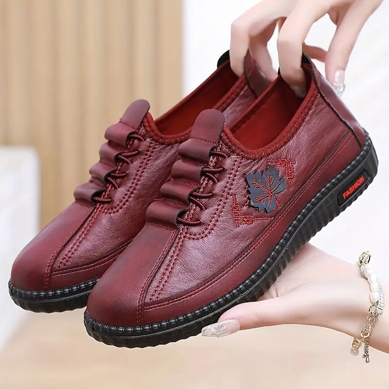 (🔥50% de descuento hoy - ¡no te lo pierdas!) - Zapatos de piel italiana suaves y cómodos para mujer - Diseño ergonómico - (te permite caminar todo el día sin sentirte cansada)