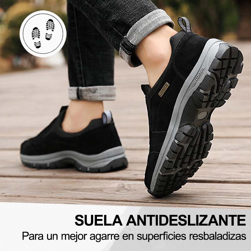 ⏰ - Zapatos ortopédicos de gamuza de marca de lujo italiana 👞 suaves y cómodos (soporte - alivio del dolor de pies) ✅