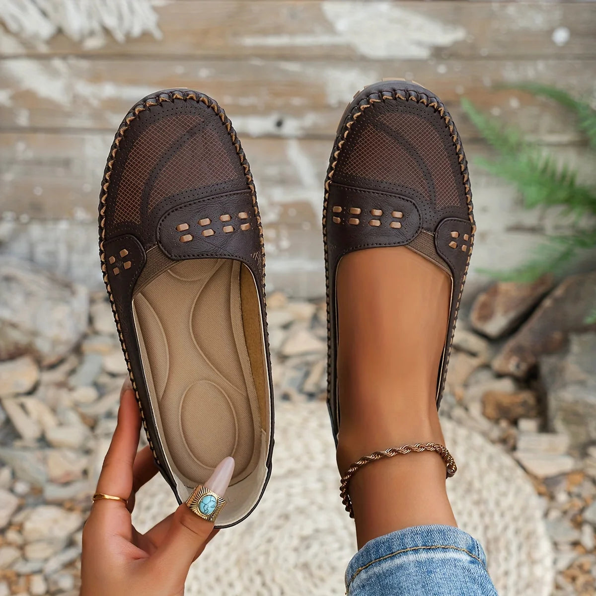 (🔥50% de descuento hoy - ¡no te lo pierdas!) ⏰ - Zapatos ortopédicos suaves y cómodos - Diseño ergonómico (alivia el dolor de pies)