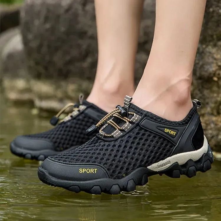 (🔥60% de descuento hoy - ¡no te lo pierdas!) La mejor opción para el verano: zapatos de cuero para senderismo suaves, transpirables y cómodos.